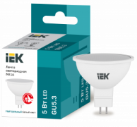 Лампа светодиодная IEK GU5.3 4000К 5 Вт